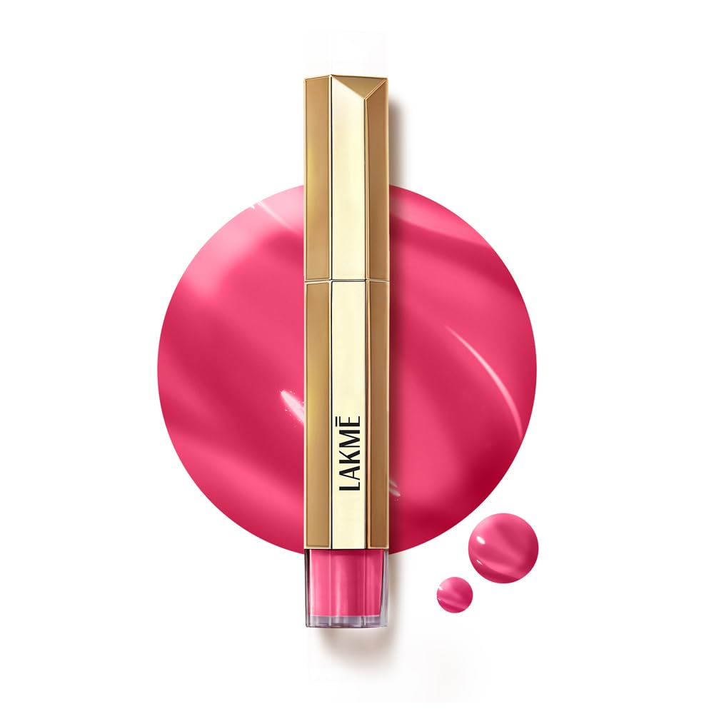 LAKMÉ LAKM Lakme 9to5 Overtime Shine Tinted Lip Oil - Berry Bling 5.3ml | 3Ml