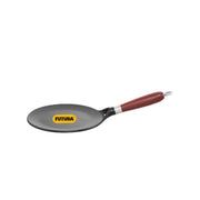 Hawkins 22 cm Futura Cast Iron Tava | Induction & Gas Compatible | Naturally Nonstick | No Coating | Ideal for Roti/Chapati | Black (CIT22)|Induction...