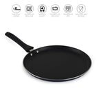 CELLO Platina Aluminium Non-Stick Induction Base Dosa Tawa 28CM with Bakelite Handle, Blue |