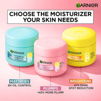 Garnier Fresh & Plump Niacinamide Sorbet Gel Face Moisturizer Cream, 90g
