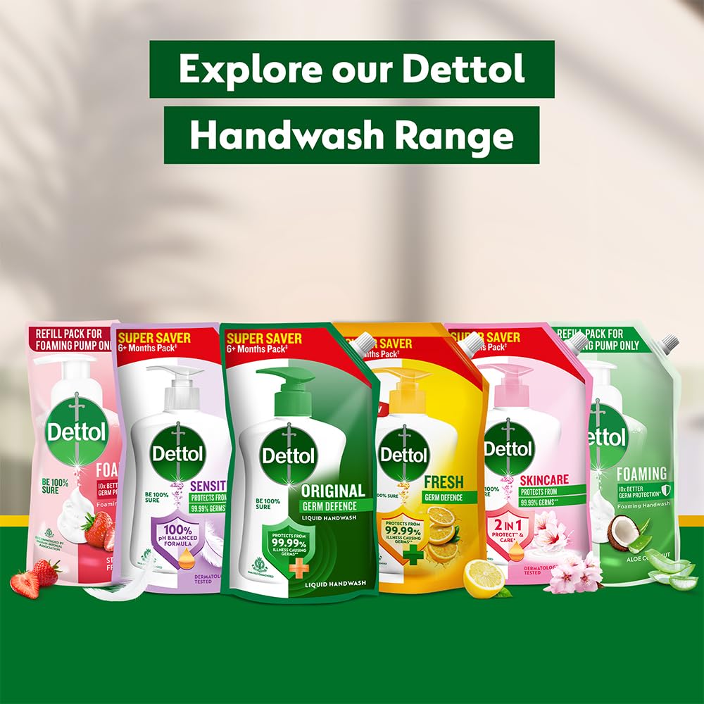 Dettol Fresh Liquid Hand Wash 675ml (Pack of 2)