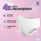 Pee Safe Comfort Period Panties | S-M | 4 Panties | 12 Hr Protection | Heavy Flow & Gushes, 360 Degree Leakage Protection, Seamless Fit, Super Soft,...