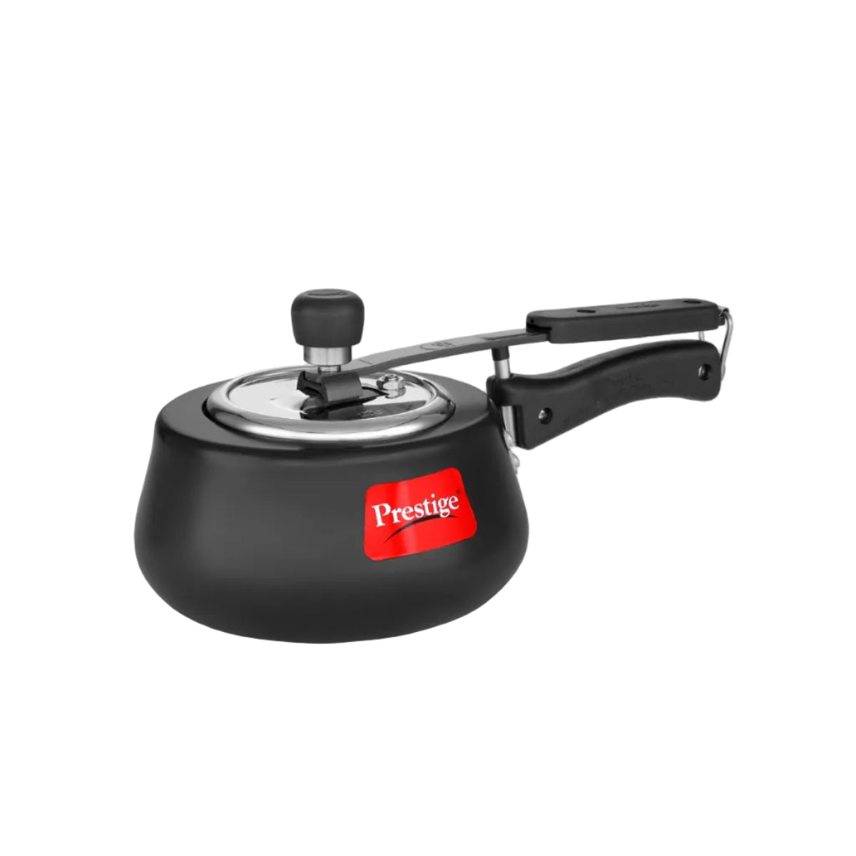Prestige Nakshatra Cute Duo Svachh Hard Anodised Inner Lid Pressure Cooker, 2.0L, Black, 2 Liter