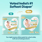 Pampers Premium Care Pant Style Baby Diapers L 44 Count | No Marks Design | Voted India’s #1 Softest Diaper | All in 1 diaper with 360 Cottony Softness