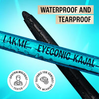 Lakme Eyeconic Kajal, Matte Waterproof