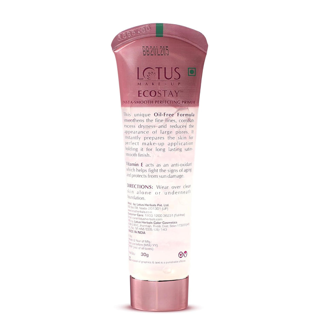 Lotus Makeup Ecostay Insta Smooth Perfecting Primer, 30g