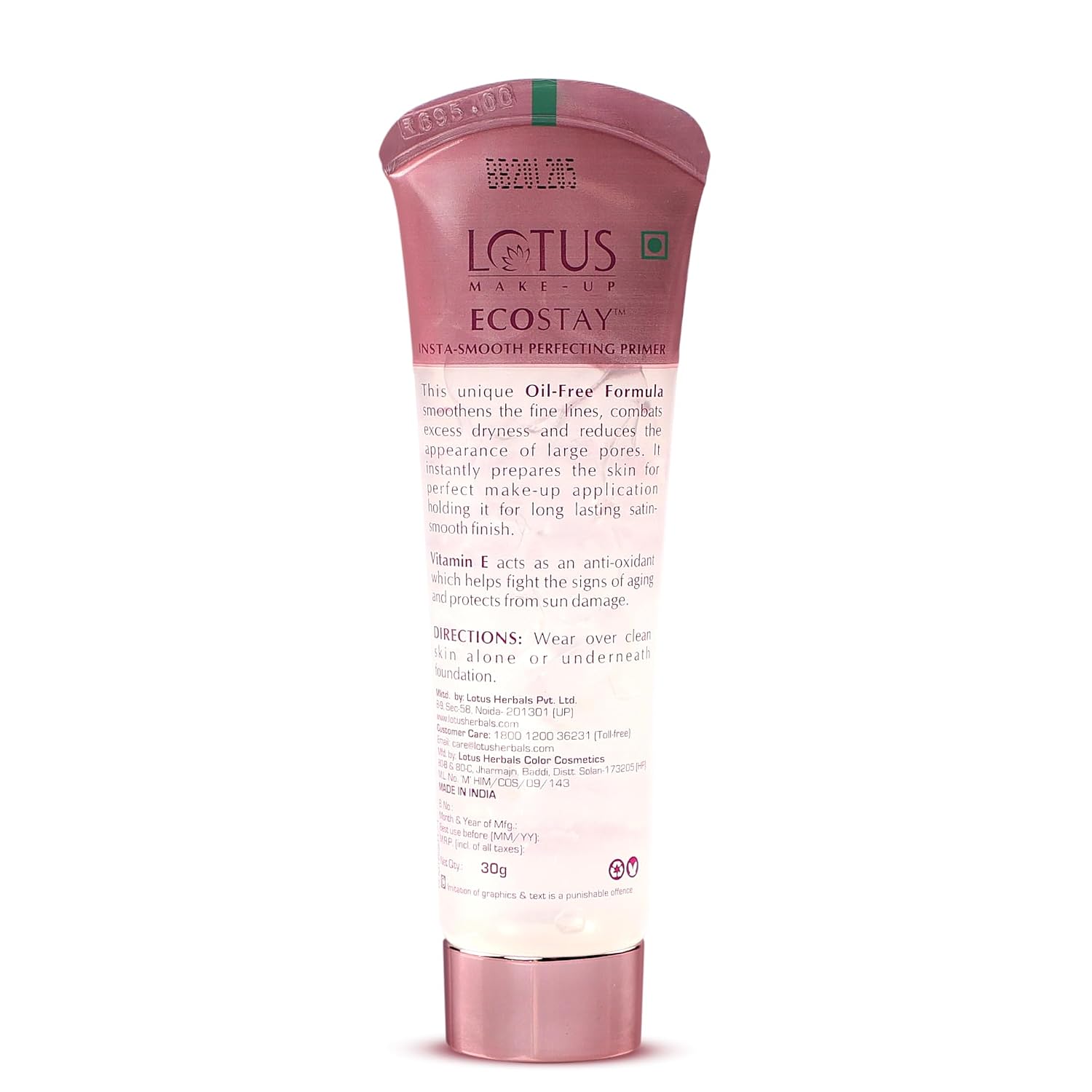 Lotus Makeup Ecostay Insta Smooth Perfecting Primer, 30g