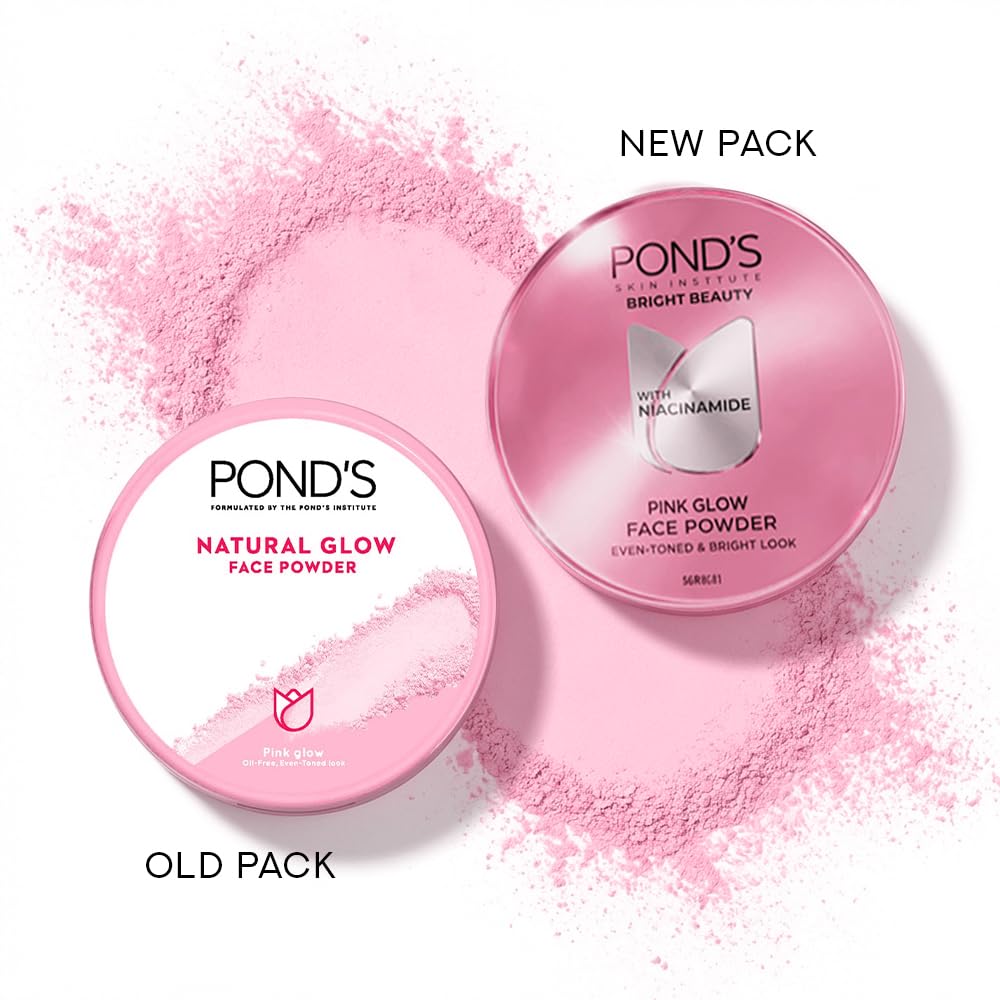 POND'S Natural Glow Face Powder, Pink Glow, 30g