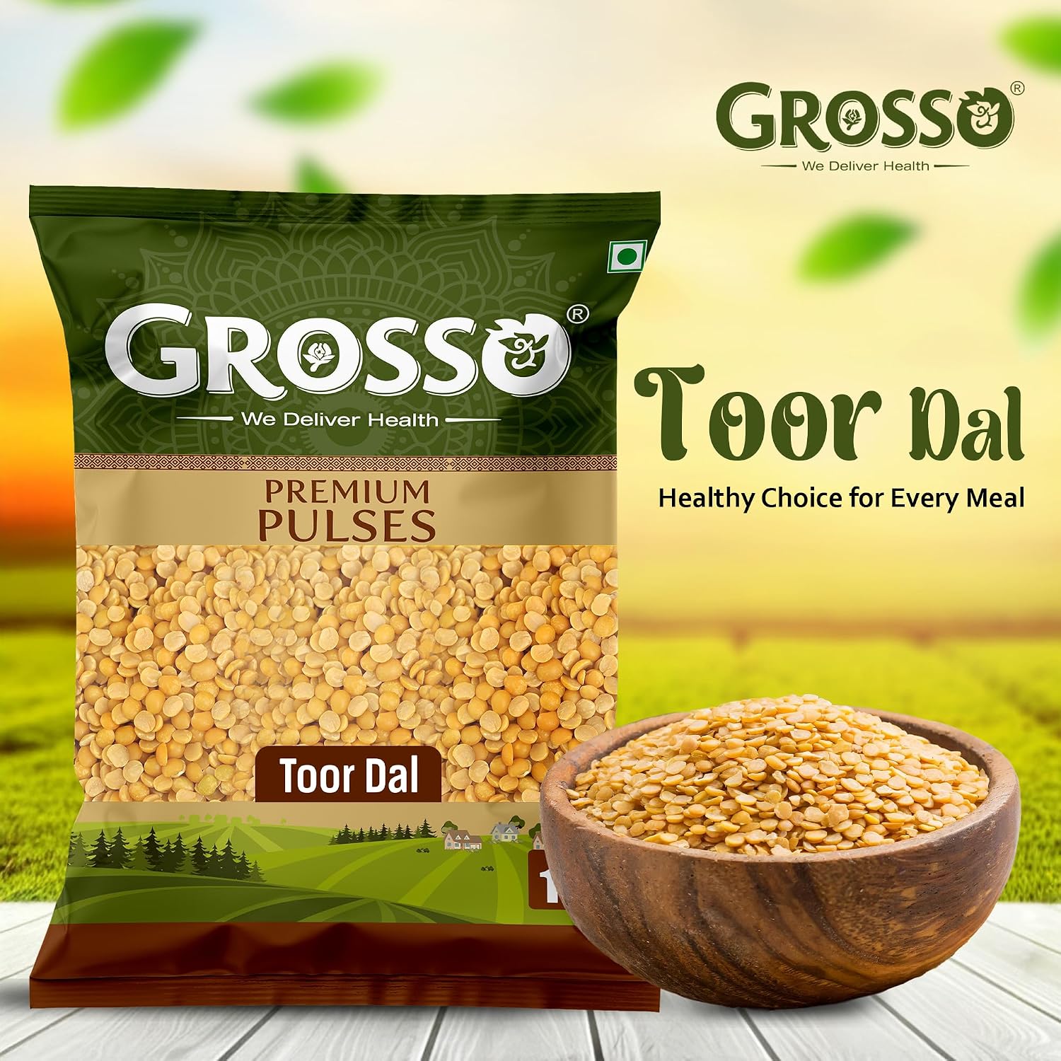 Grosso Toor Dal (Arhar Dal) 1Kg