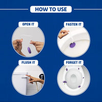 Harpic Hygienic Toilet Cleaner Rim Block, Lavender - 26 g (Pack of 3) | India's # 1 Toilet Cleaner