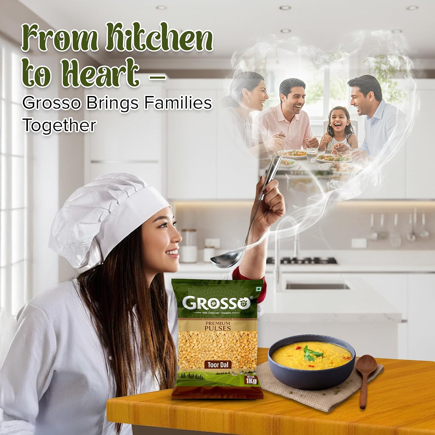 Grosso Toor Dal (Arhar Dal) 1Kg