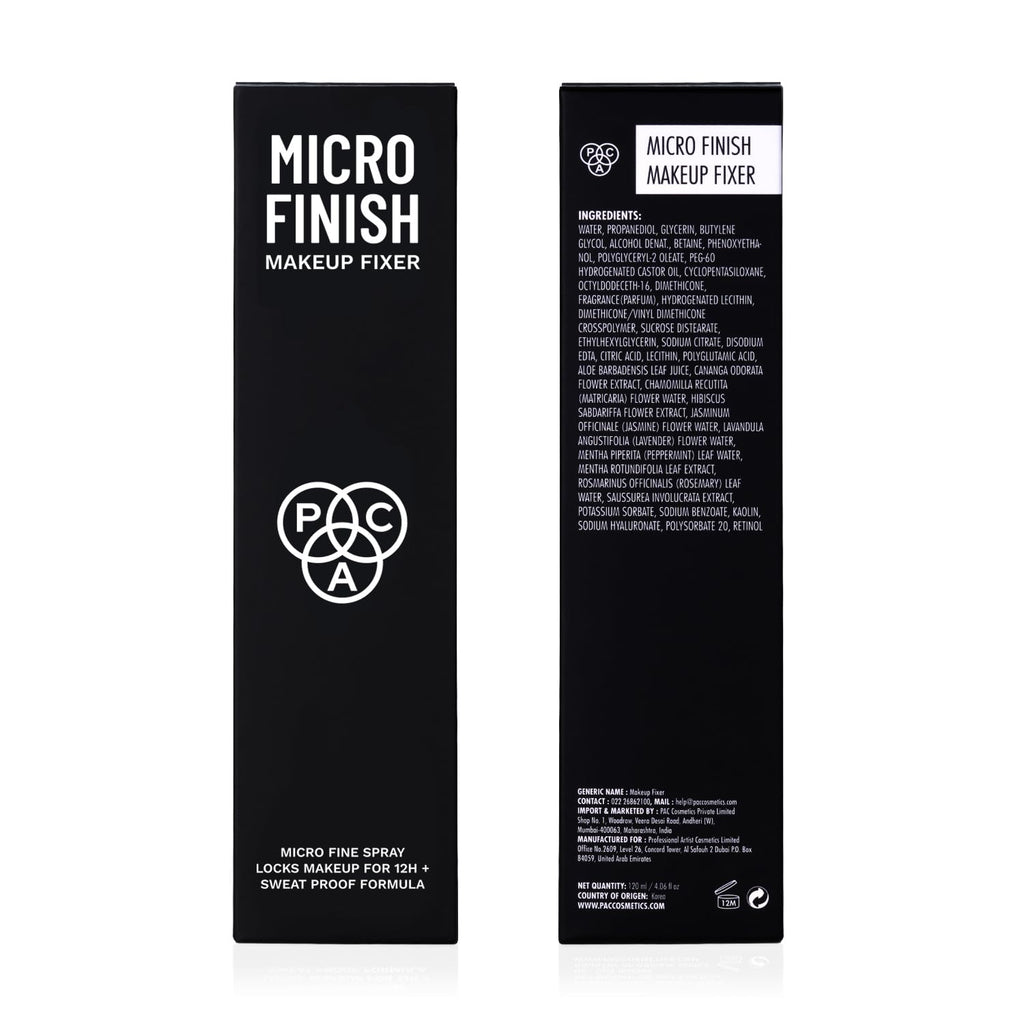 PAC Micro Finish Makeup Fixer Spray