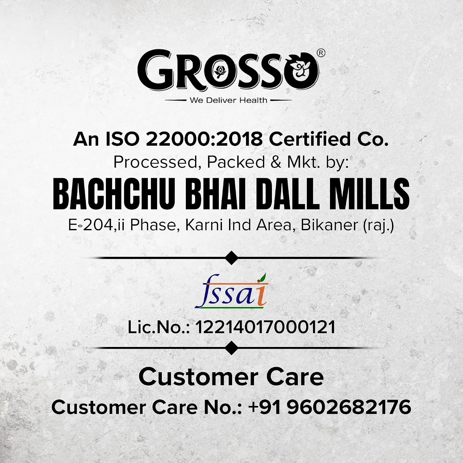 Grosso Toor Dal (Arhar Dal) 1Kg