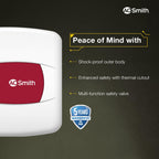 AO Smith Geyser 10 Litre 5 Star Rating (BEE) | Powerful 2KW Heating | Storage Water Heater With 2X Corrosion Resistant Blue Diamond Glass Tank | Warranty: 5 Yr Tank, 2 Yr Comprehensive | HSE-SHS-010