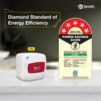AO Smith Geyser 10 Litre 5 Star Rating (BEE) | Powerful 2KW Heating | Storage Water Heater With 2X Corrosion Resistant Blue Diamond Glass Tank | Warranty: 5 Yr Tank, 2 Yr Comprehensive | HSE-SHS-010