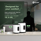AO Smith Geyser VAS PLUS 15 Litre | 5 Star BEE Rating | Powerful 2KW Water Geyser for Bathroom | 2X Corrosion Resistant | Storage Water Heater | Warranty: 7Yr Tank, 3Yr Heating Element, 2Yr Overall