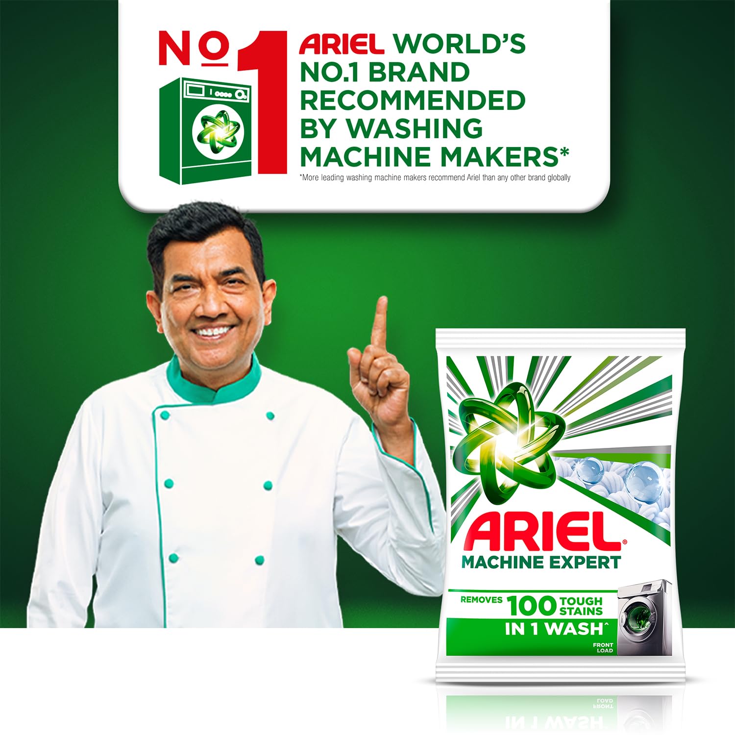 Ariel Matic Detergent Powder Front Load - 2kg