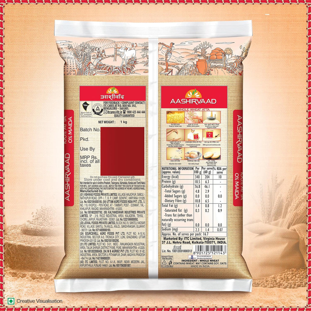 Aashirvaad Shudh Chakki Atta, 1 kg