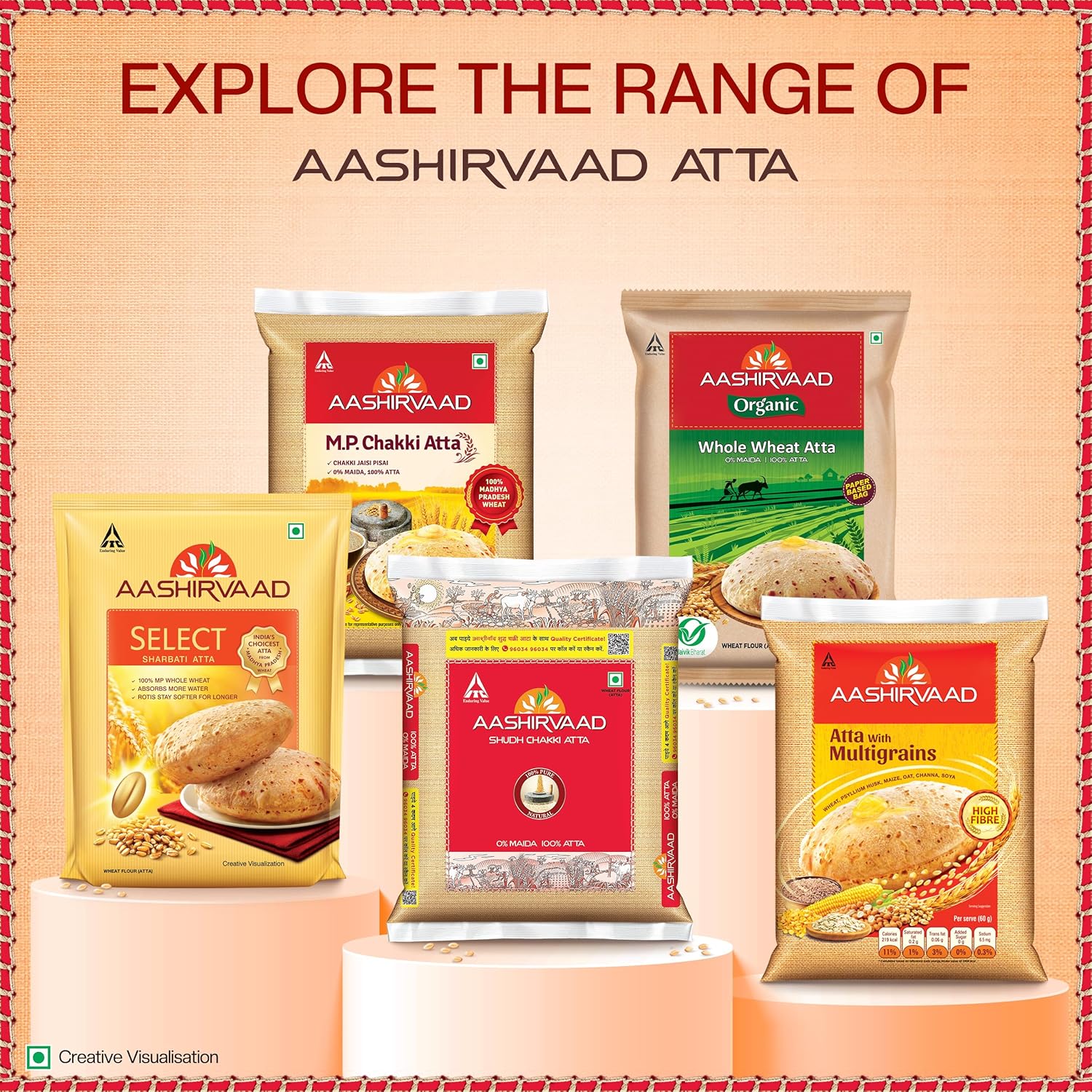 Aashirvaad Shudh Chakki Atta, 1 kg