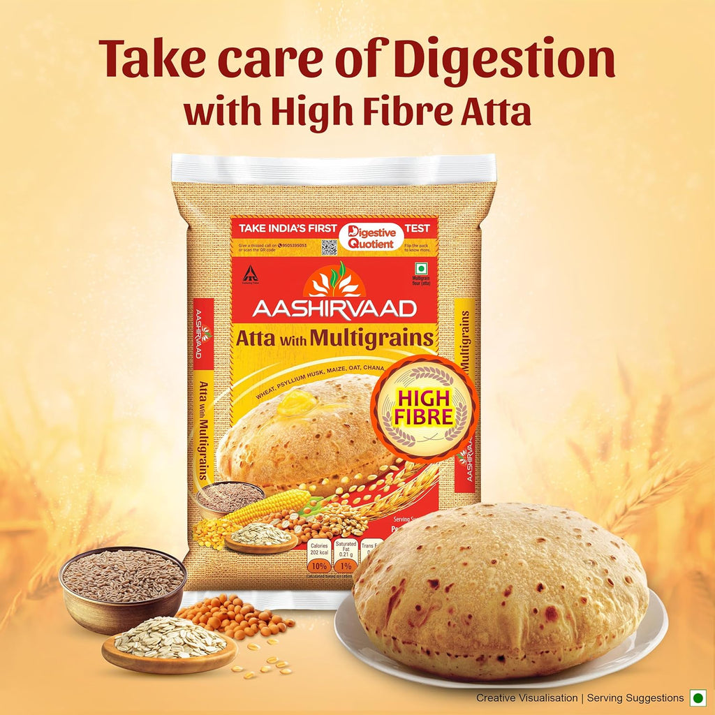 Aashirvaad Atta with Multigrains, 1kg