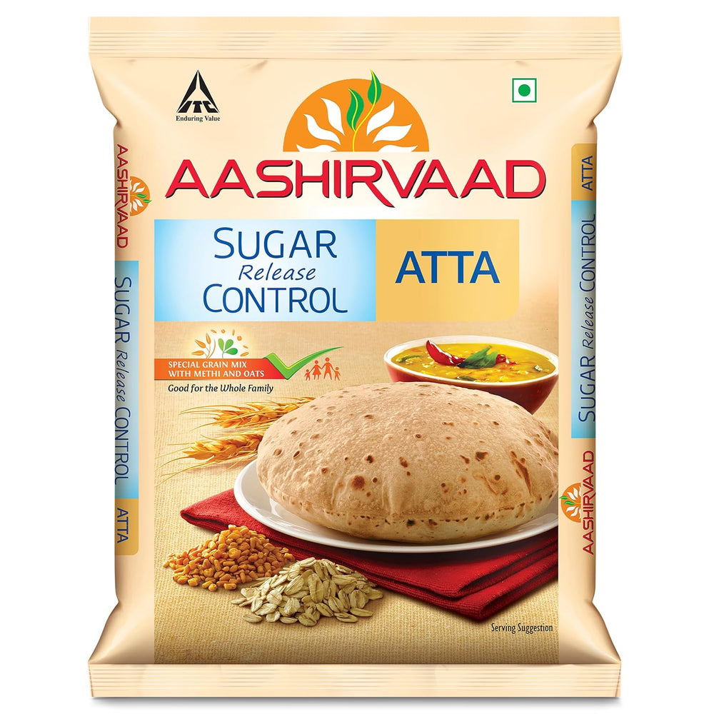 Aashirvaad Sugar Release Control Atta, 1kg
