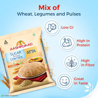 Aashirvaad Sugar Release Control Atta, 1kg