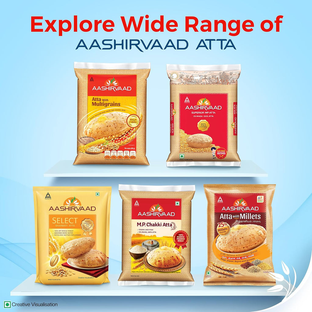 Aashirvaad Sugar Release Control Atta, 1kg