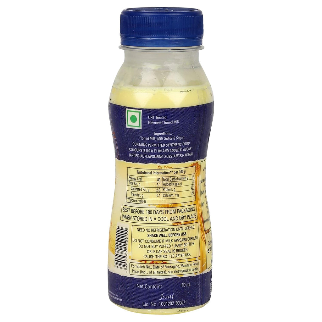 Amul Kool Drink - Kesar, 180Ml - Liquid