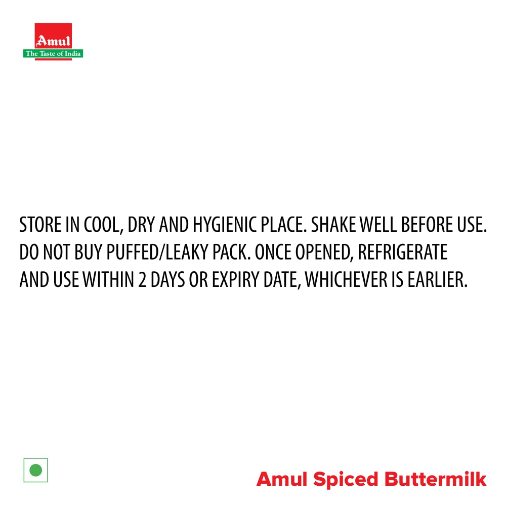 Amul Masti Spiced Butter Milk Tetra Pack, 1 Litre
