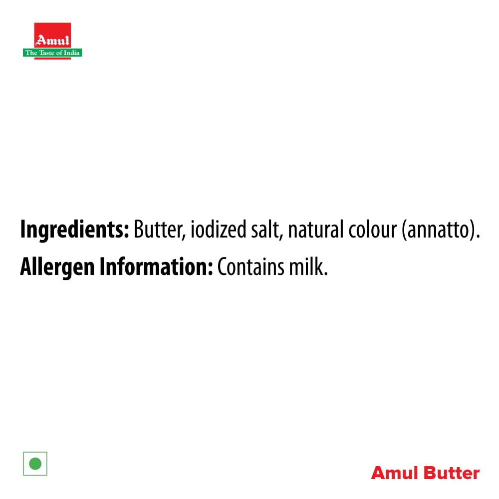Amul School Pack Salted Butter Pasteurised, 100 Gm