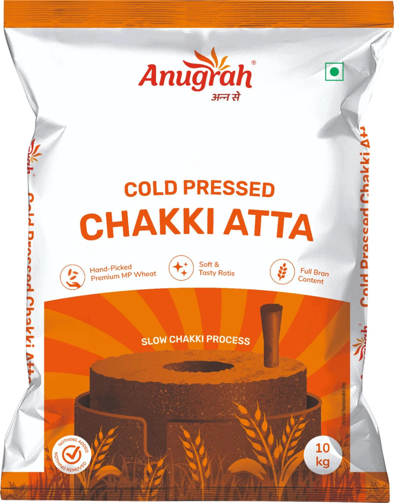Anugrah Cold-Pressed Whole Wheat Flour (10 kg)