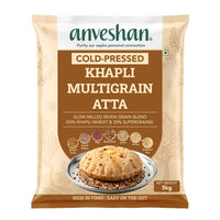 Anveshan Cold-Pressed Khapli Multigrain Atta (5Kg)