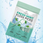 Athelas Pack of 100 Fresh Mint Dental Floss Picks