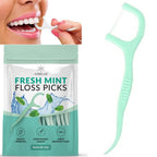 Athelas Pack of 100 Fresh Mint Dental Floss Picks