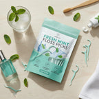 Athelas Pack of 100 Fresh Mint Dental Floss Picks