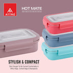 Attro Hotmate  Lunch Box 800 Ml - Pastel Voilet