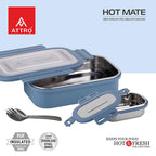 Attro Hotmate  Lunch Box 800 Ml - Pastel Blue
