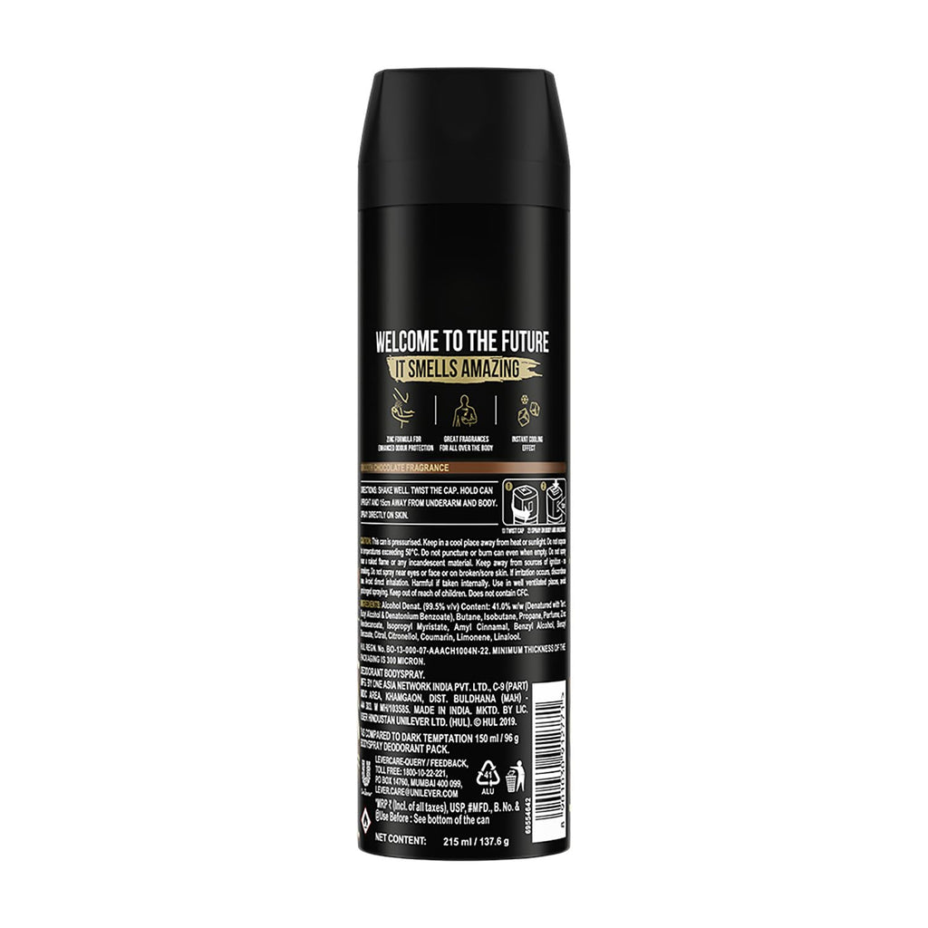 Axe Dark Temptation Long Lasting Deodorant Bodyspray for Men 215 ml