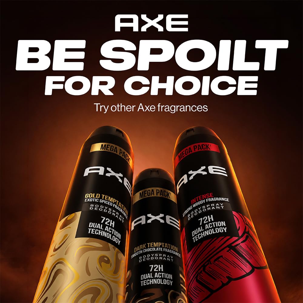 Axe Dark Temptation Long Lasting Deodorant Bodyspray for Men 215 ml
