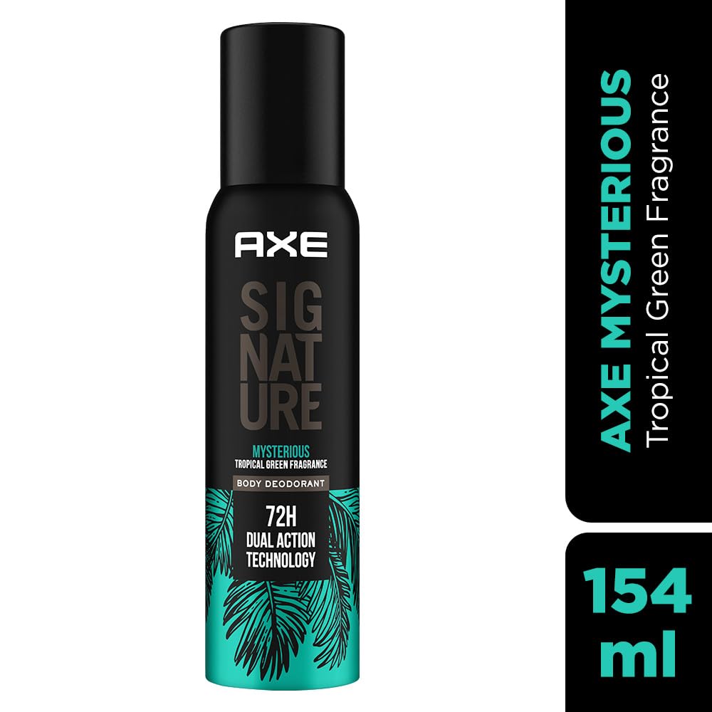 Axe Signature Mysterious No Gas Deodorant Bodyspray For Men 154 ml