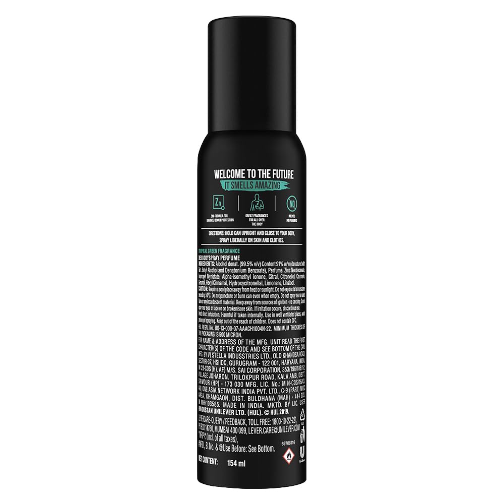 Axe Signature Mysterious No Gas Deodorant Bodyspray For Men 154 ml