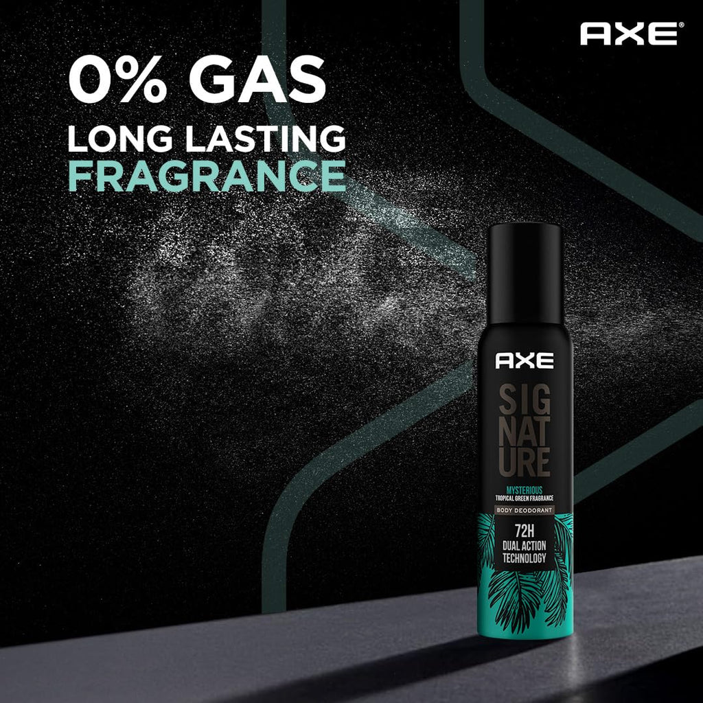 Axe Signature Mysterious No Gas Deodorant Bodyspray For Men 154 ml