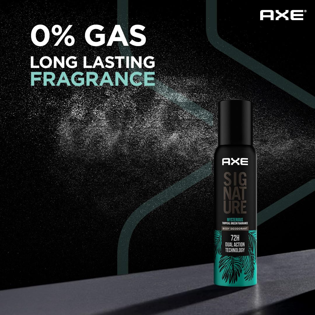 Axe Signature Mysterious No Gas Deodorant Bodyspray For Men 154 ml