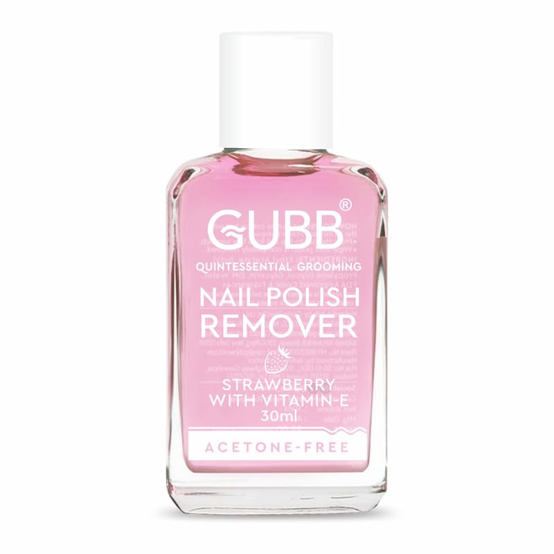 GUBB Nail Polish Remover Strawberry | Nourishes nail