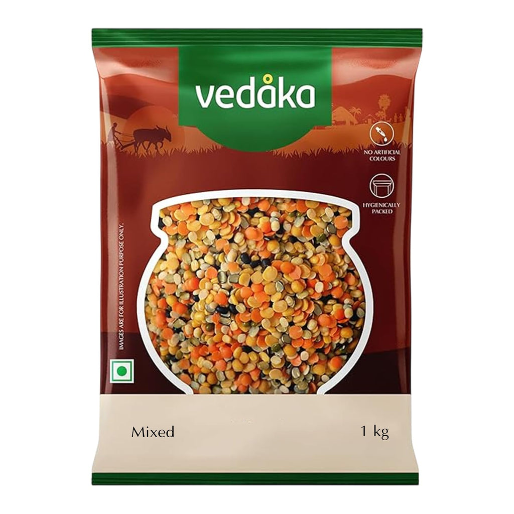 Vedaka Unpolished Mixed Dal 1 Kg