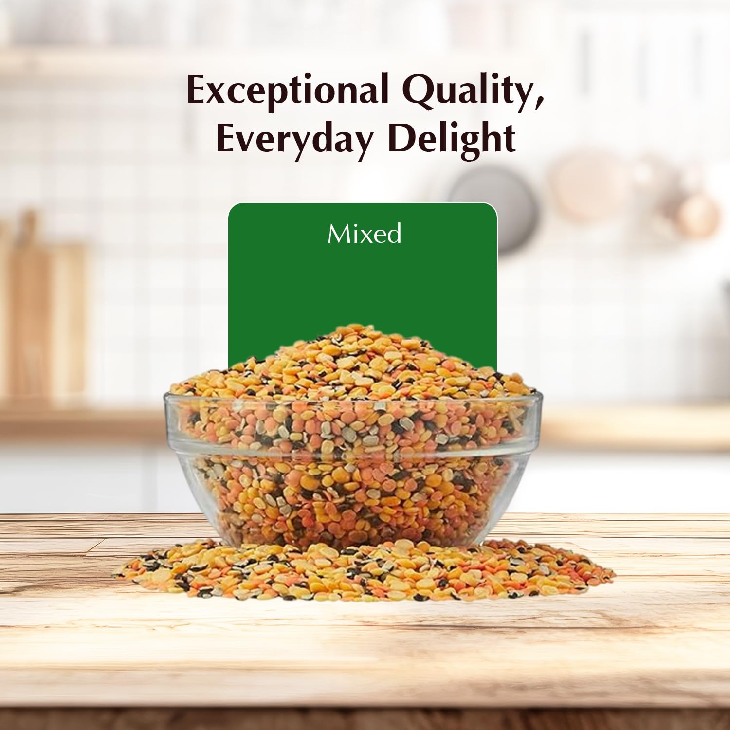 Vedaka Unpolished Mixed Dal 1 Kg