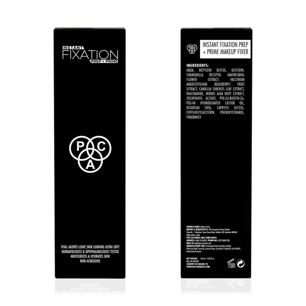 PAC Instant Fixation Prep &amp; Prime Makeup Fixer Spray for Face Makeup