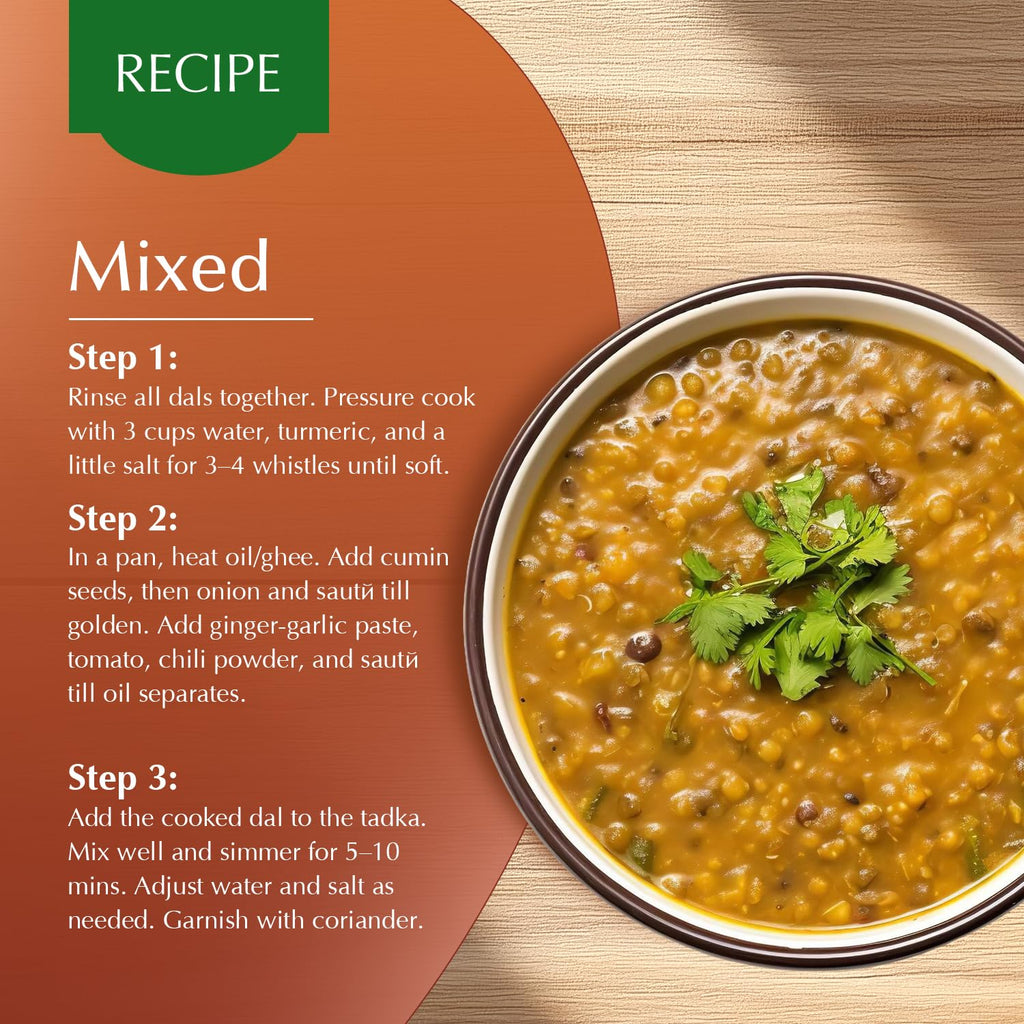 Vedaka Unpolished Mixed Dal 1 Kg