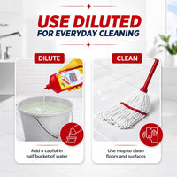 Harpic Disinfectant Bathroom Cleaner Liquid, Lemon - 1 L (Pack of 2) | India's # 1 Bathroom Cleaner