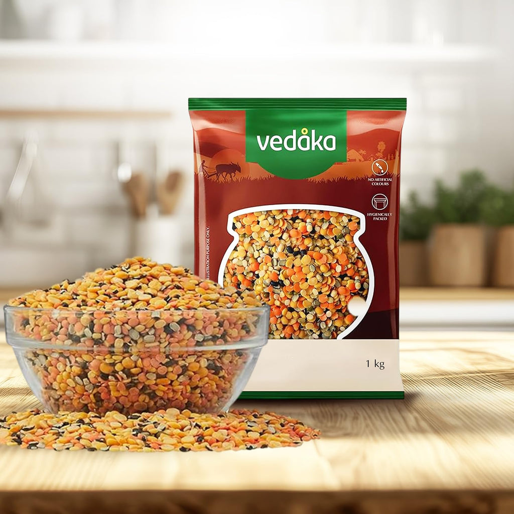 Vedaka Unpolished Mixed Dal 1 Kg